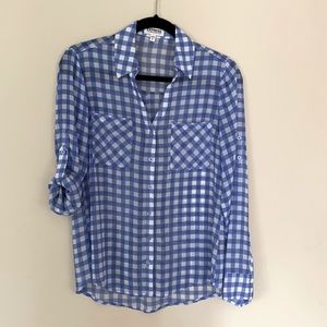 Express Portofino gingham shirt